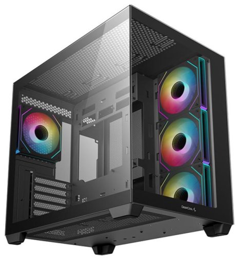 Корпус Deepcool CG530 4F Black with window (R-CG530-BKADA4-G-1)