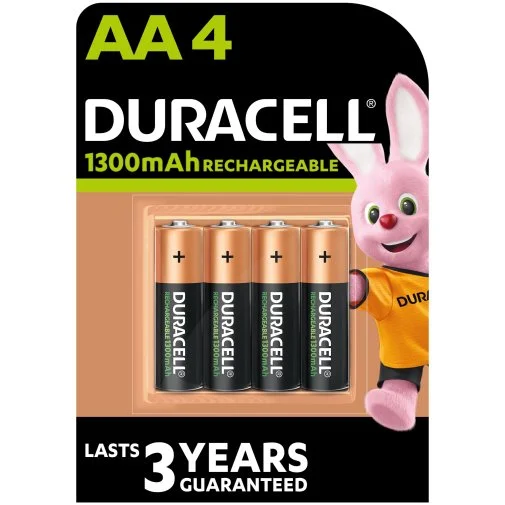 Фото: Акумулятор Duracell Rechargeable HR6 AA 1300mAh BL/4 (5007324) № 9 | KTC