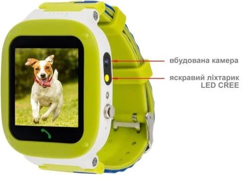 Фото: Смарт годинник AmiGo GO004 Green № 13 | KTC