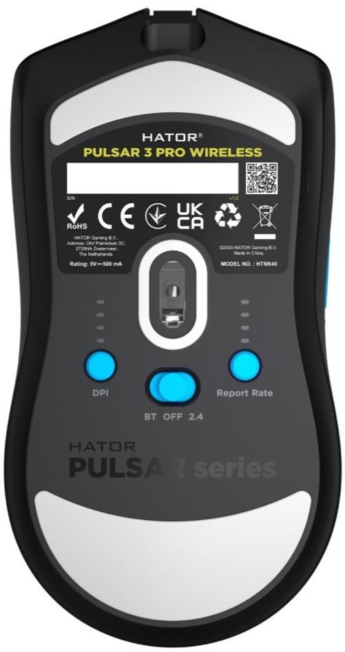 Миша Hator Pulsar 3 Pro Wireless Black (HTM640)