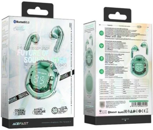 Фото: Навушники Acefast T8 Mint Green (6974316282259) № 8 | KTC