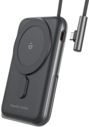 Фото: Батарея універсальна Choetech B735 10000mAh Magnetic Wireless 20W Black (B735-CCBK) № 9 | KTC