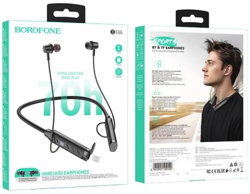 Фото: Навушники BOROFONE BE66 Motor Black (6941991109140) № 6 | KTC