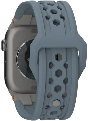 Фото: Ремінець UAG for Apple Watch Ultra 2/Ultra 49/45/44/42mm - Monarch Cloud Blue/Titanium (194158114136) № 11 | KTC