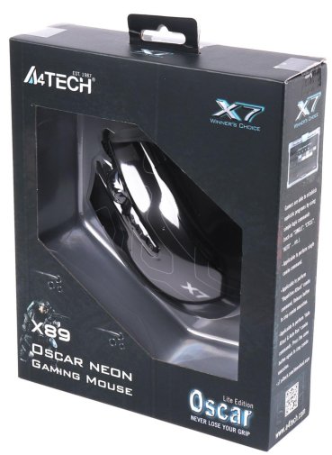 Миша A4tech Oscar Neon X89 USB Maze Gaming (X89 (Maze))