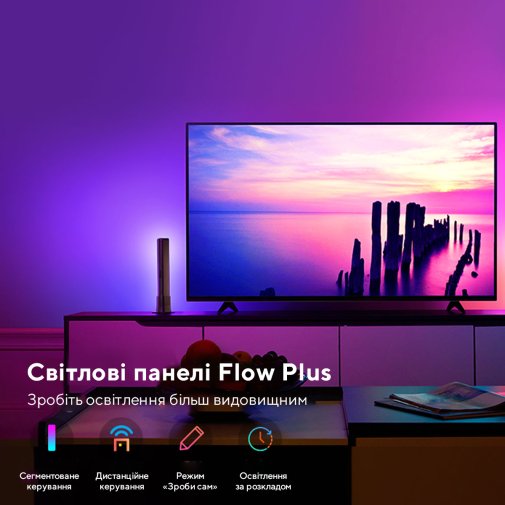 Набір адаптивного підсвічування Govee H6056 Flow Plus Light Bars RGBICWW Wi-Fi/BT (H60563D1)