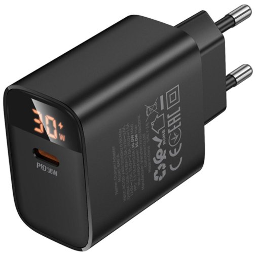 Зарядний пристрій BOROFONE BA97A Ilustre 30W Black (6941991120480)
