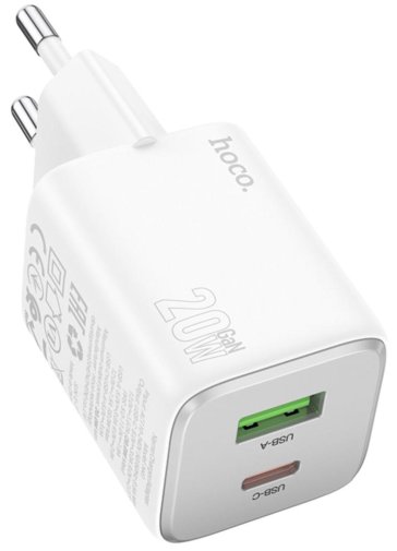 Зарядний пристрій Hoco N41 Almighty 20W White (6942007617031)