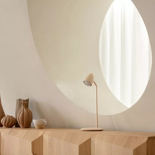 Настільна лампа з бездротовою зарядкою Proove Modern white