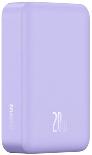 Батарея універсальна Baseus Magnetic Mini Wireless Fast Charge 20000mAh 20W Purple (PPCX150005)