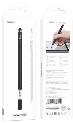 Фото: Стилус Hoco GM103 Fluent Series Universal Capacitive Pen Black (6931474767110) № 9 | KTC