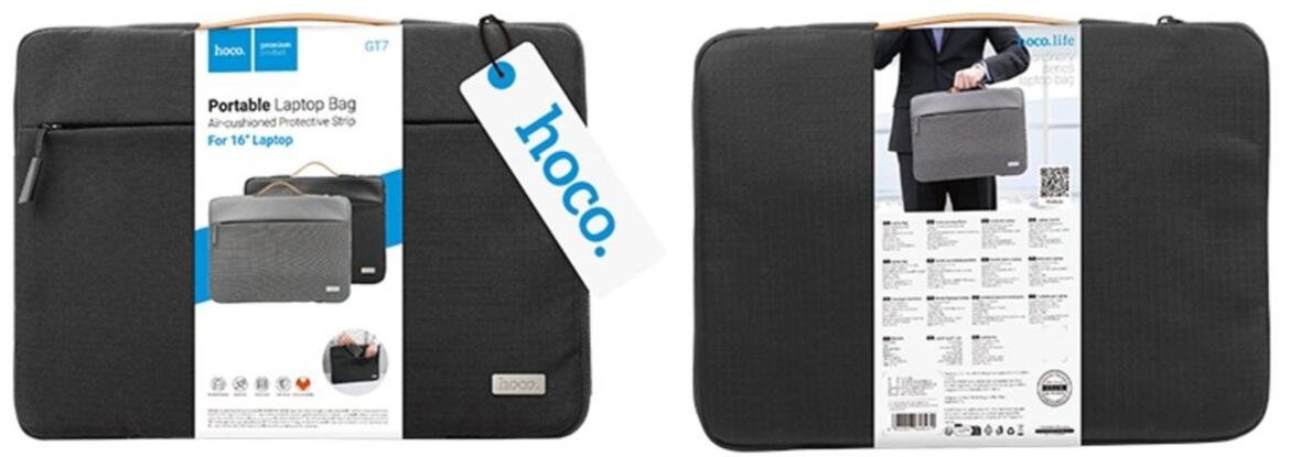 Сумка для ноутбука Hoco GT7 Extraordinary Series Mysterious Black (6942007648431)
