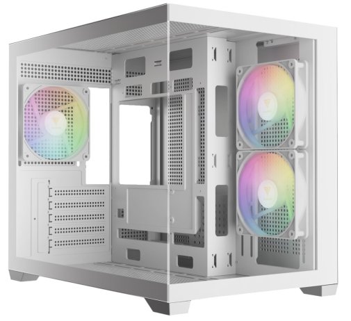 Корпус Gamdias Aura GC10M WH ARGB White with window (4711514502312)