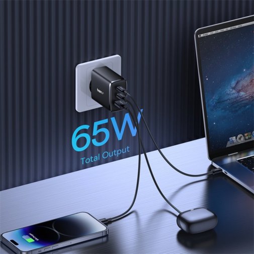 Зарядний пристрій Baseus Cube Pro 65W Black (P10152301113-00)