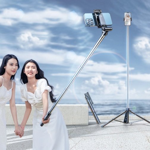 Селфі монопод RTAKO ZP220 Pro Ultra-Wide Angle Selfie Stick Black (6942063213376)