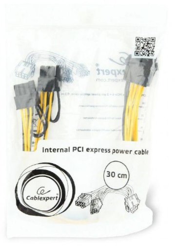 Перехідник живлення відеокарти Cablexpert PCIe 8pin / 2x6+2pin (CC-PSU-85)