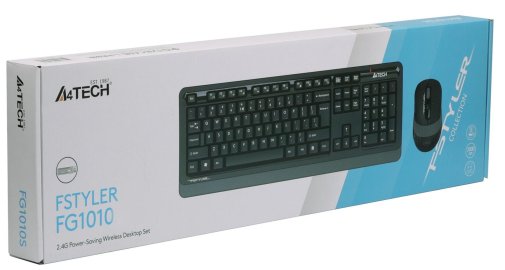 Комплект клавіатура+миша A4tech FG1010 Grey