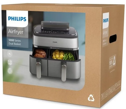 Фото: Мультипіч Philips 5000 Series Dual Basket (NA555/00) № 15 | KTC
