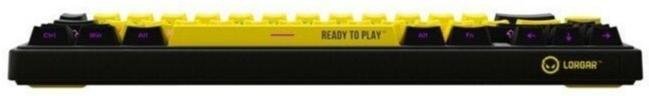 Клавіатура Lorgar KBP70MW Toxic Purple ENG WL/RT/USB Black/Yellow (LRG-KBP70MW-YL-US)