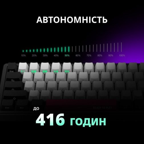 Клавіатура Lorgar KBP70MW Toxic Purple ENG WL/RT/USB Black/Yellow (LRG-KBP70MW-YL-US)