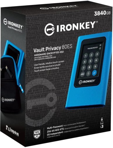 Зовнішній SSD-накопичувач Kingston IronKey Vault Privacy 80 3.84TB (IKVP80ES/3840G)