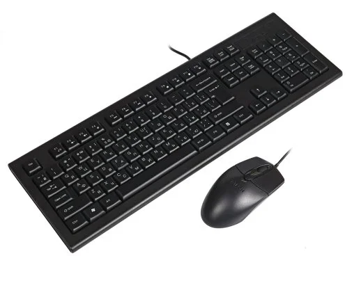 Фото: Комплект клавіатура+миша A4tech KR-8572 Black № 11 | KTC