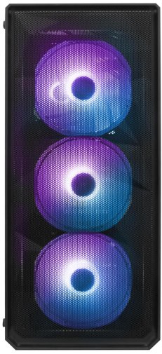 Корпус 1stPlayer FD3-BK-4F7 Black with window