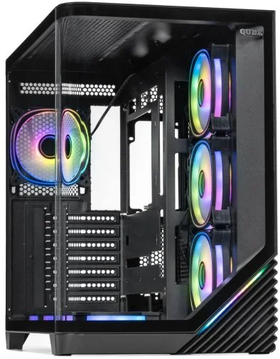 Фото: Корпус QUBE MIRAGE 7ARGB Black with window (MIRAGE_GBNU3) № 19 | KTC