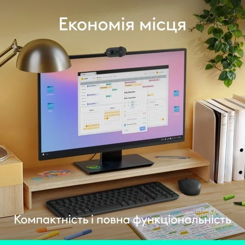 Фото: Комплект клавіатура+миша Logitech MK250 Combo Bluetooth US/UA Graphite (920-013823) № 15 | KTC