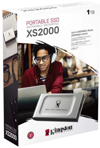 Фото: Зовнішній SSD-накопичувач Kingston XS2000 1TB Silver (SXS2000/1000GA) № 6 | KTC