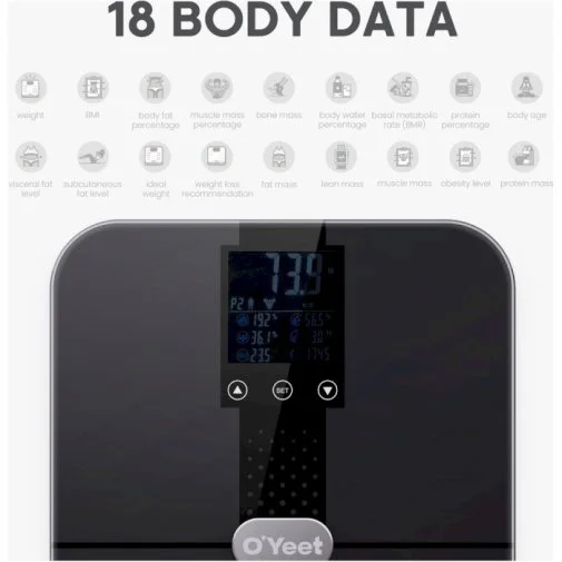 Фото: Смарт ваги O'yeet BS-OY02 dark grey № 9 | KTC