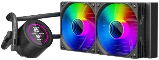 Фото: Система рідинного охолодження 1stPlayer TS4-240 Black (TS4-240-BK) № 8 | KTC
