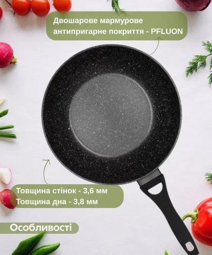 Фото: Сковорода Ardesto Gemini Anzio 28cm Black (AR1928WF) № 14 | KTC