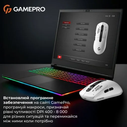 Фото: Миша GamePro Genesis Winner WL/BT/USB White (GM079W) № 23 | KTC