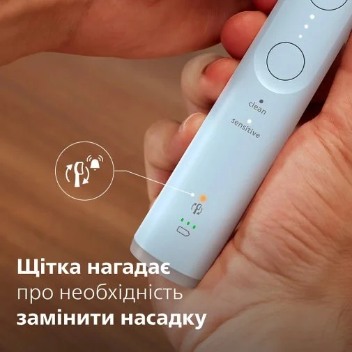 Фото: Електрична зубна щітка Philips Sonicare 6100 Series Blue (HX7406/01) № 24 | KTC