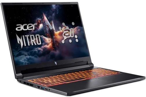 Фото: Ноутбук Acer Nitro V 16 ANV16-42 NH.U1FEU.004 Black - 16" IPS 180 Гц / AMD Ryzen 7 / 260 / DDR5 32 ГБ / PCI-E SSD 1 ТБ / GeForce RTX 5070 № 9 | KTC