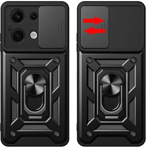 Фото: Чохол BeCover for Xiaomi Redmi Note 14S - Military Black (713546) № 4 | KTC