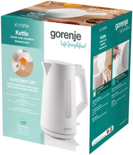 Фото: Електрочайник Gorenje K17OPW № 9 | KTC