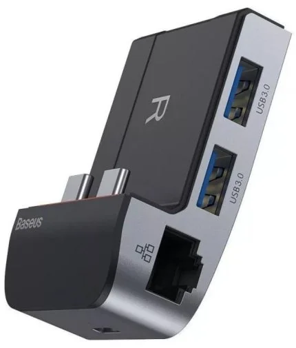 Фото: USB-хаб Baseus Multifunctional Armor Age Type-C Bracket Gray (CAHUB-AJ0G) № 10 | KTC