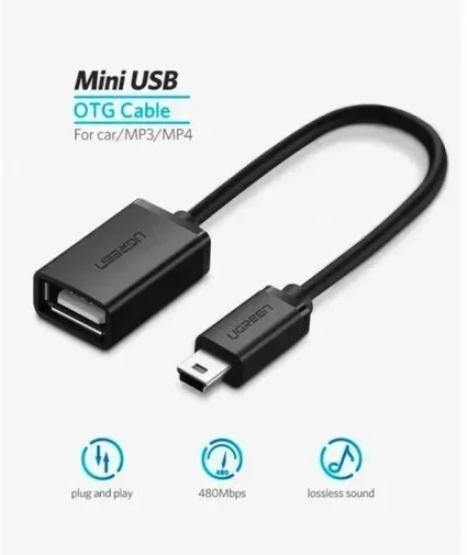 Фото: Дата кабель UGREEN US249 Mini USB / USB 2.0 Black (US249/10383) № 6 | KTC