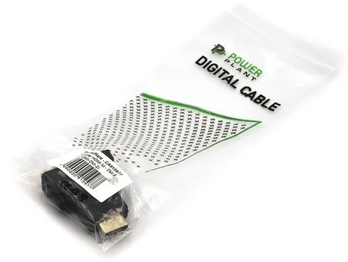 Фото: Перехідник PowerPlant HDMI M / DVI F Black (CA910977) № 6 | KTC
