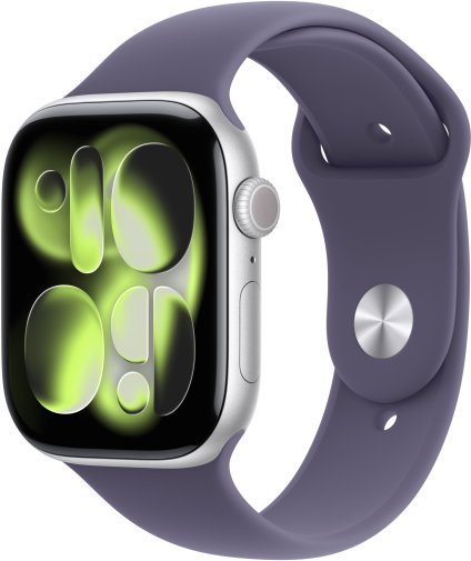 Смарт годинник Apple Watch Series 11 GPS - 42mm Silver Aluminium Case with Purple Fog Sport Band - S/M (MEU64)