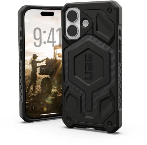 Фото: Чохол UAG for Apple iPhone 17 - Monarch Pro MagSafe Carbon Fiber (114516114242) № 18 | KTC