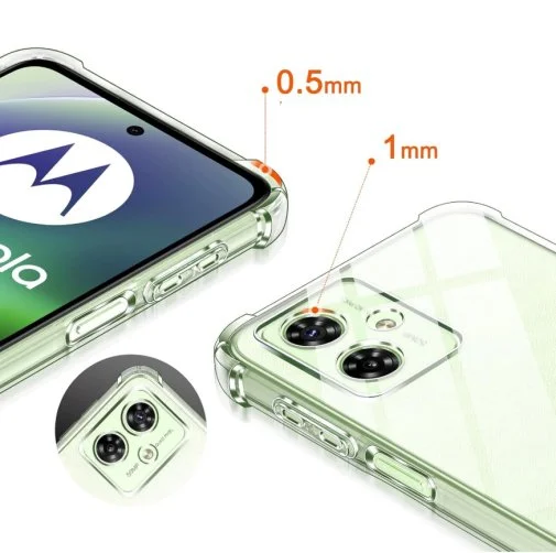 Фото: Чохол BeCover for Motorola G55 - Anti-Shock Clear (712780) № 9 | KTC