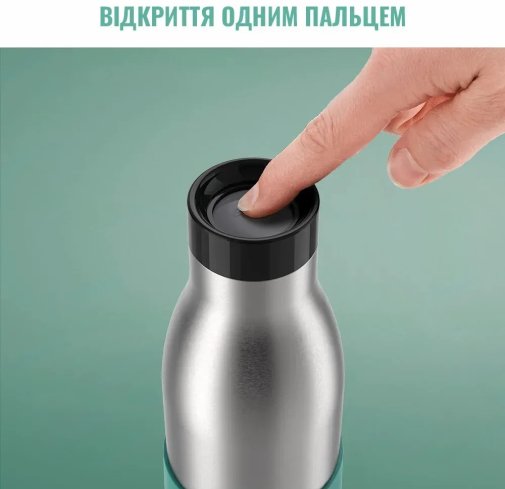 Термопляшка Tefal Bludrop Soft Touch 700ml Green (N3111210)