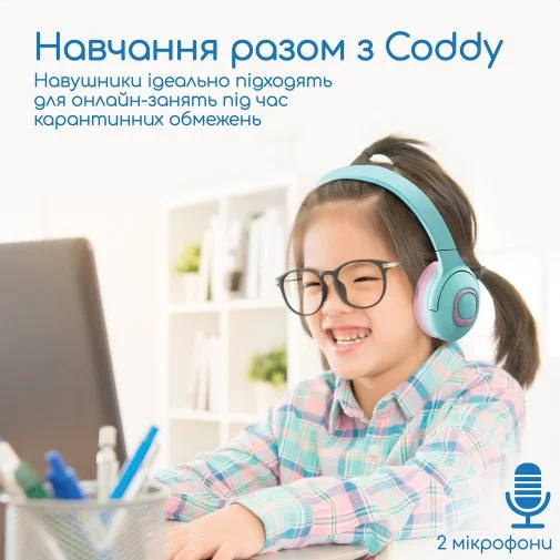 Фото: Гарнітура Promate Coddy Bubblegum (6959144058856) № 10 | KTC