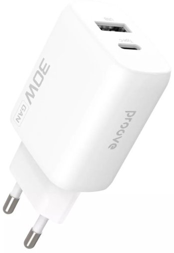 Зарядний пристрій Proove Silicone Power 2 30W White (WCSP23110002)