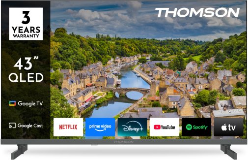 Телевізор QLED Thomson 43FQG3S15 (Google TV, Wi-Fi, 1920x1080)