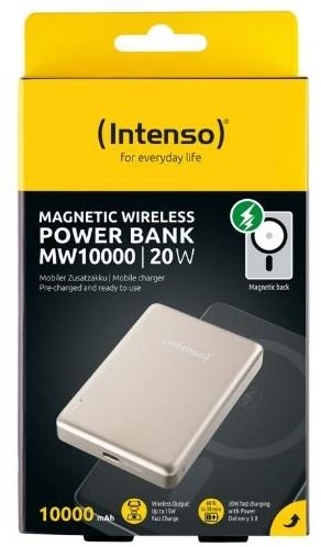 Батарея універсальна Intenso MW10000 10000mAh 20W/Qi 15W Champagne (7344031)