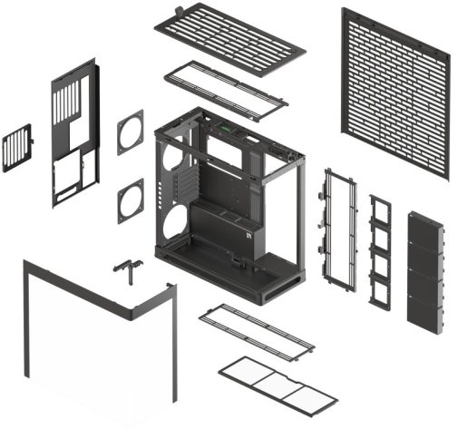 Корпус HAVN HS 420 Black with window (HVN-CA-HS420-06)